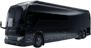 Black charter bus, representative vehicle class